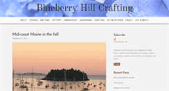 Desktop Screenshot of blueberryhillcrafting.com
