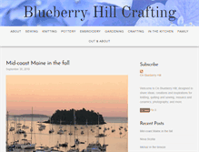 Tablet Screenshot of blueberryhillcrafting.com